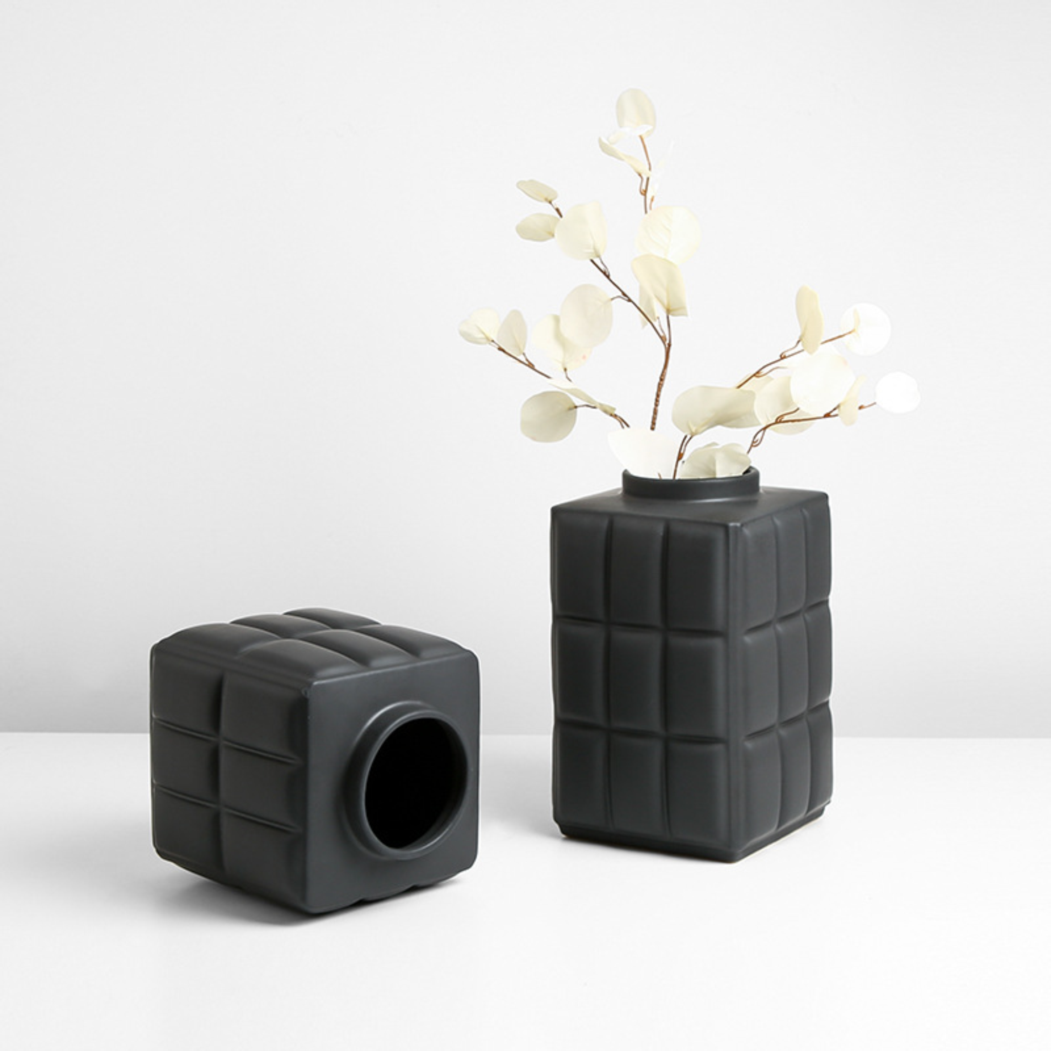 Square vase B