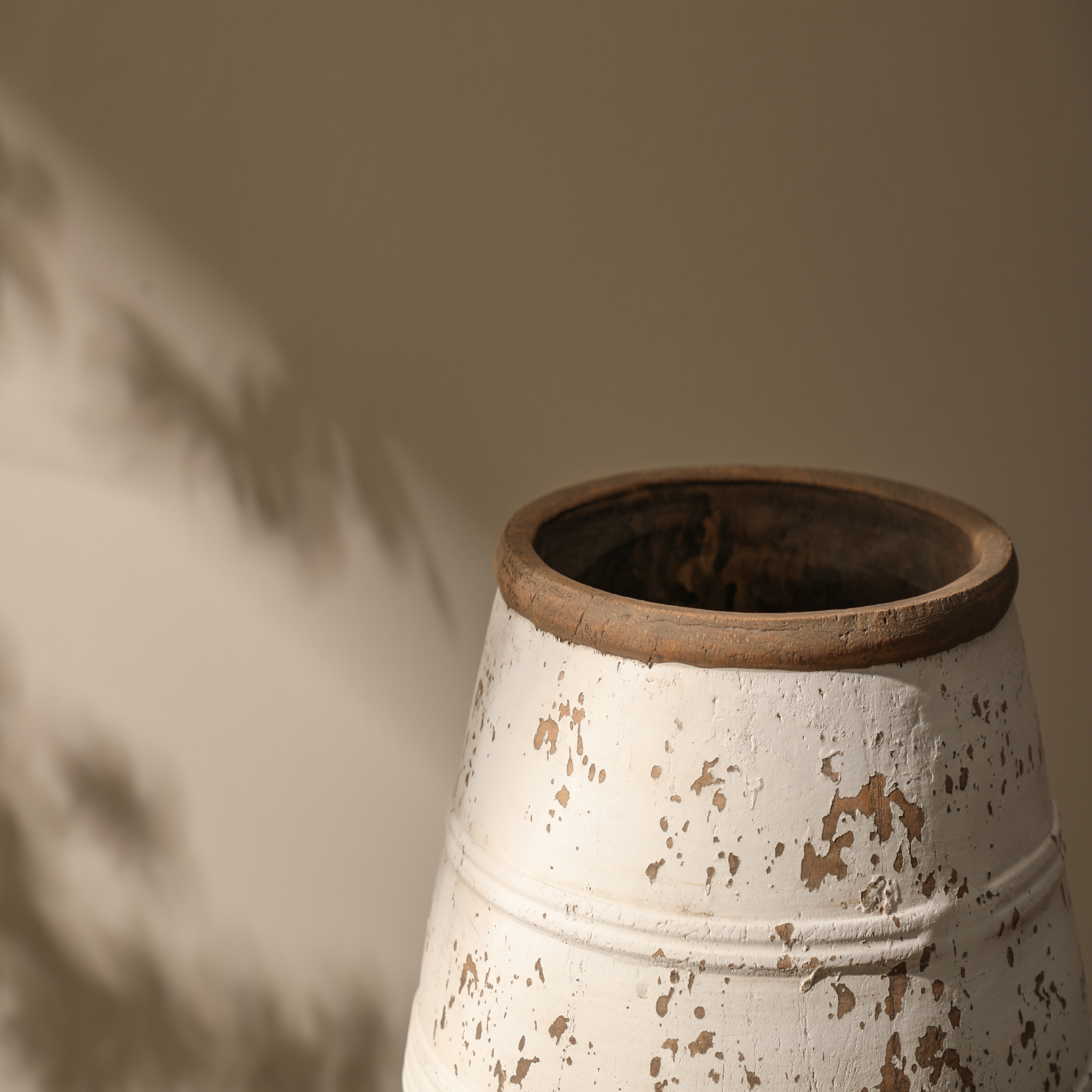 Mottled Ceramic Tall Vase