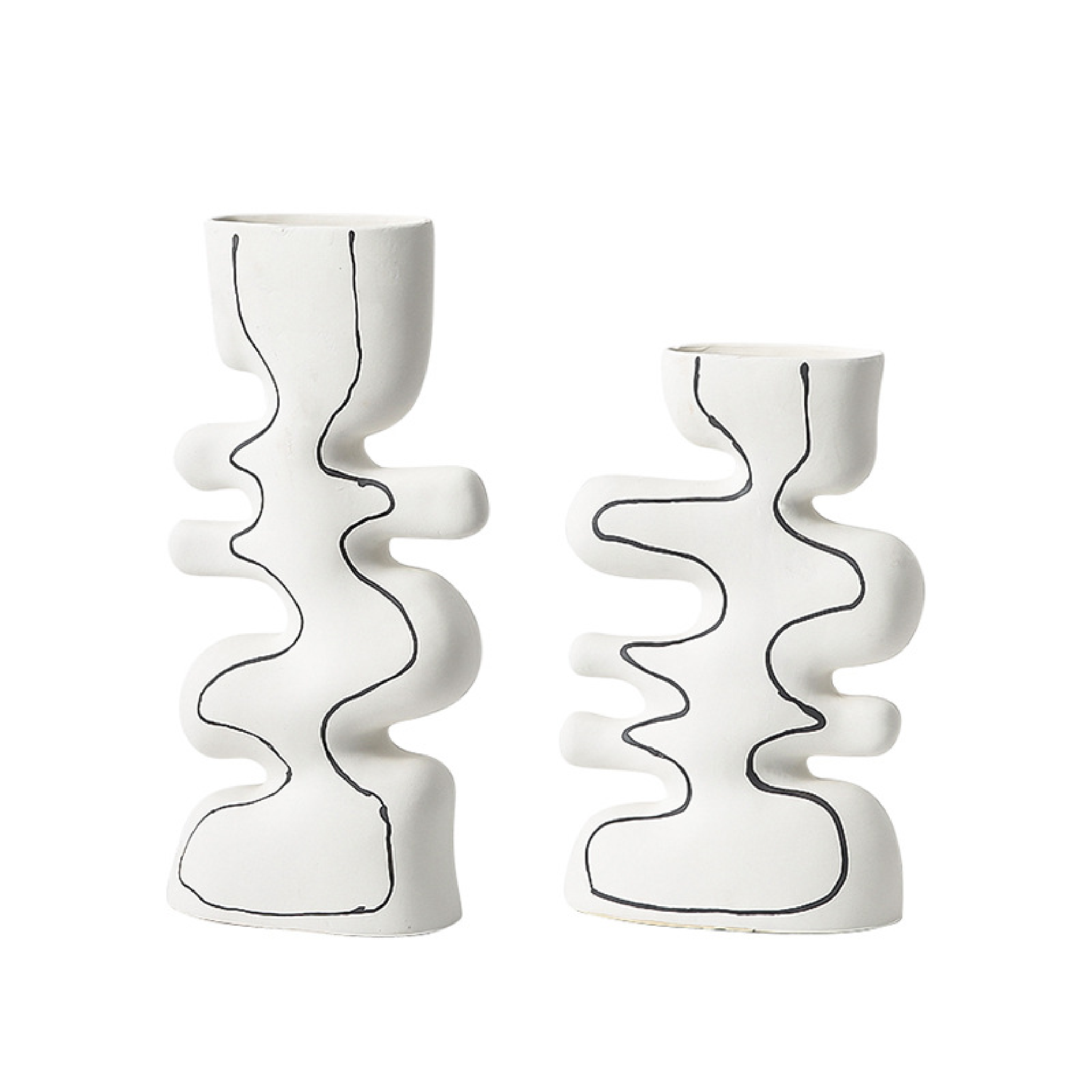 Hand-painted wave bottle B