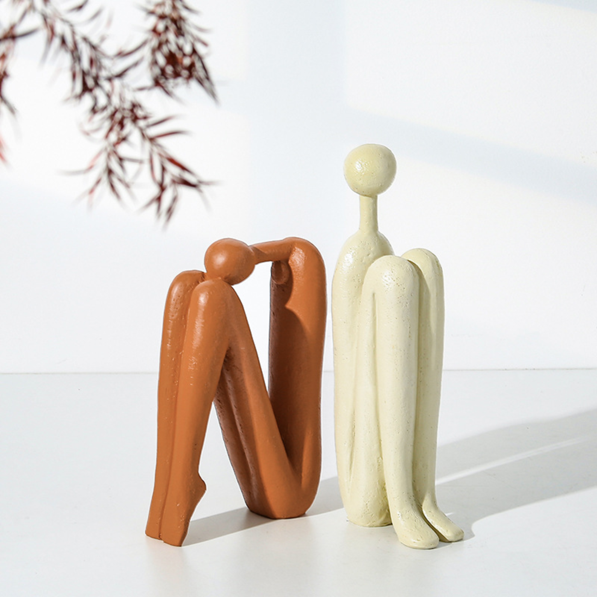 Soft man ornament beige