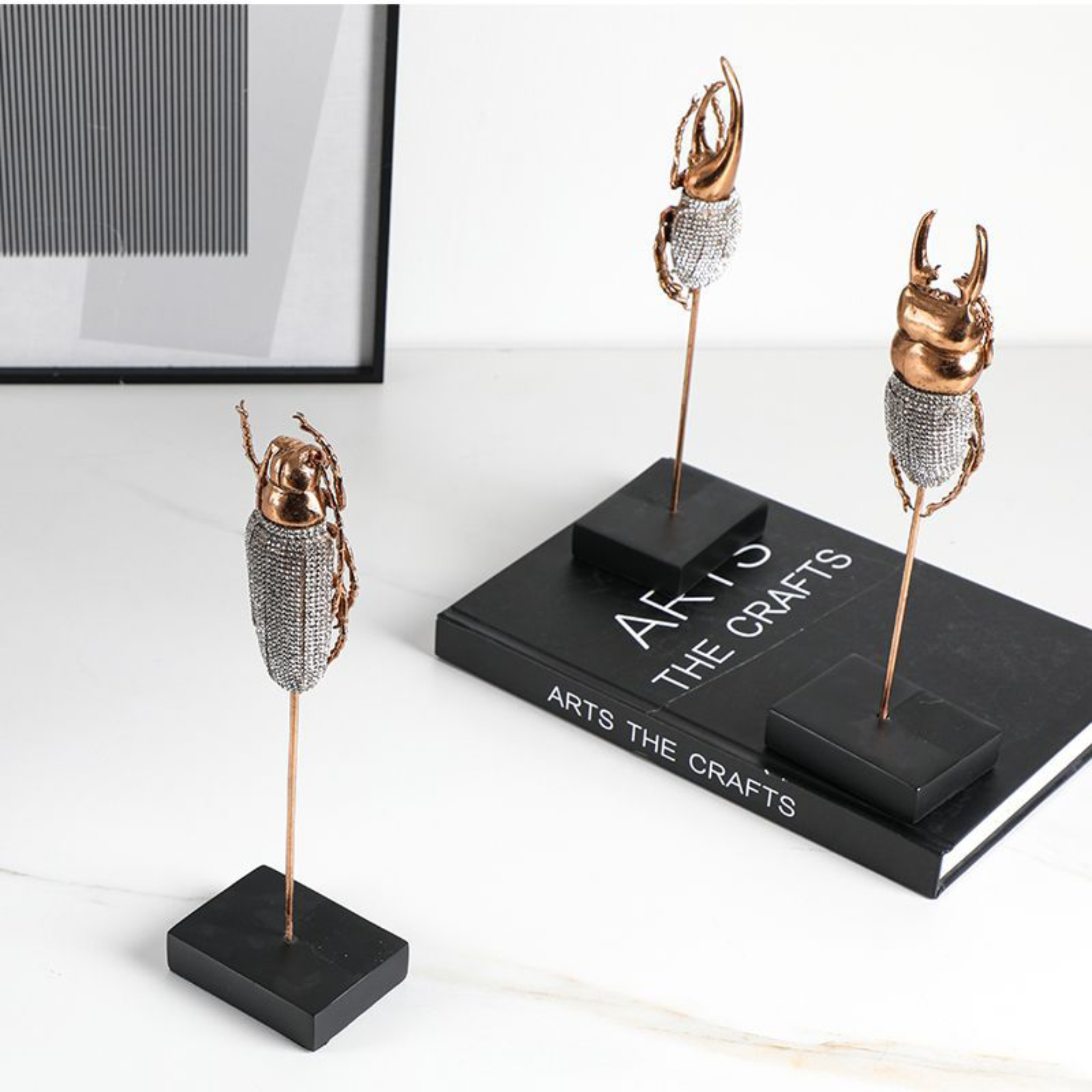 Silver diamond insect A