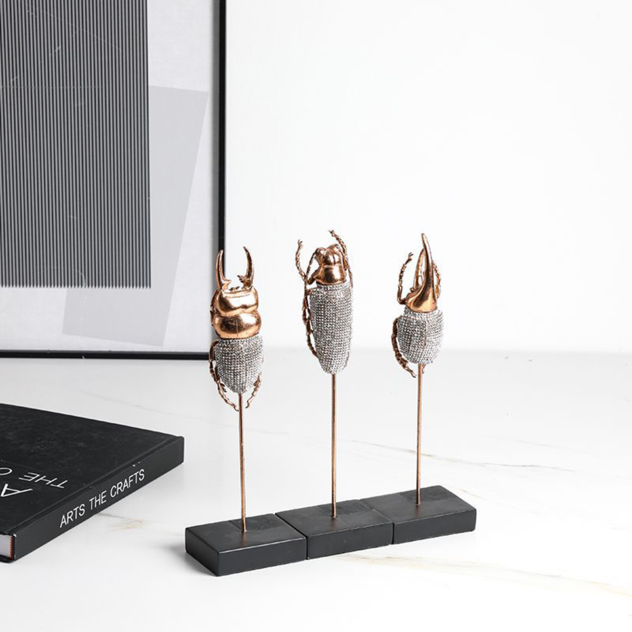 Silver diamond insect A