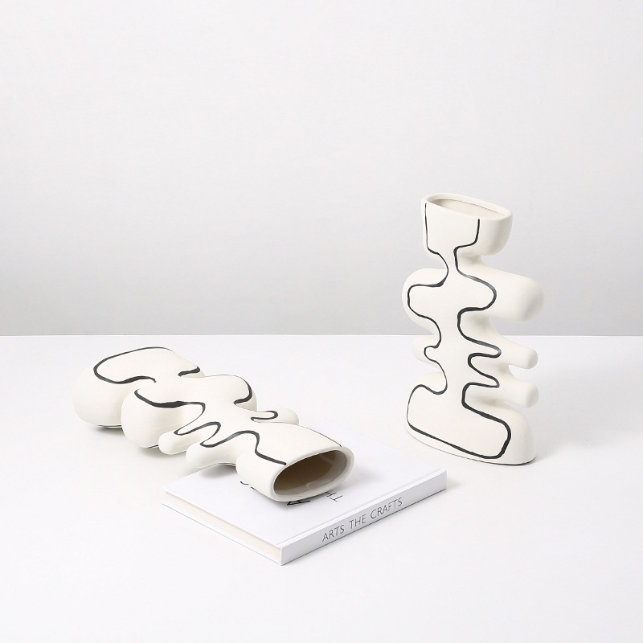 Hand-painted wave bottle B