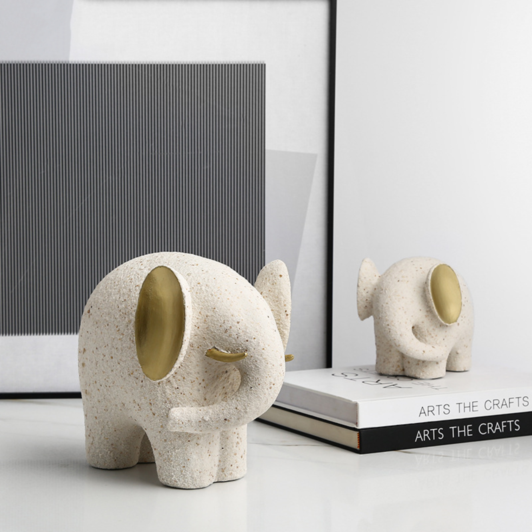 Golden ear elephant B